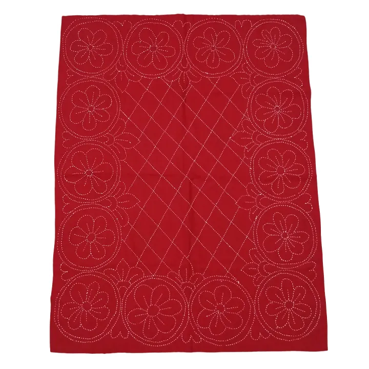 Premium Baby Nakshi Katha Combo Pack (6 Pcs) | 3-Layer Handmade Cotton Bedding | Suta.bd
